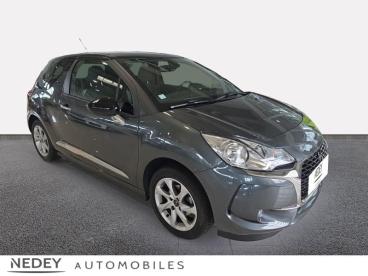 SPOTICAR Ds Ds 3 Puretech 82ch So Chic Occasion - Citadine Essence Gris Aluminium (m) - Toit Noir Onyx - Voujeaucourt - 1203705701_3