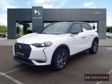 DS CERTIFIED Ds Ds 3 Crossback E-tense Chic occasion certifiée - Citadine Electrique Blanc - Bourgoin Jallieu - 3706633_1