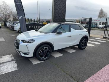 DS CERTIFIED Ds Ds 3 Crossback Puretech 130 Eat8 Rivoli occasion certifiée - Citadine Essence Blanc - Olivet - 3716412_1