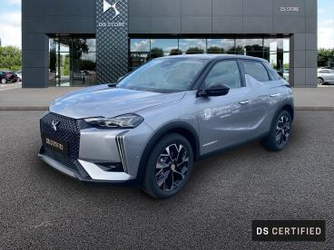DS CERTIFIED Ds Ds 3 1.2 Hybride 145ch Jules Verne occasion certifiée - Citadine Hybride Gris Artense (m) - Toit Noir - Cusset - 3717425_1