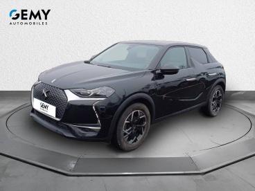 DS CERTIFIED Ds Ds 3 Crossback Puretech 130 Eat8 Connected Chic occasion certifiée - Citadine Essence Noir - Le Mans - 3740066_1