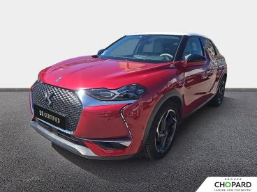 DS CERTIFIED Ds Ds 3 Crossback Puretech 130 Eat8 Grand Chic occasion certifiée - Citadine Essence Rouge - Antibes - 3744835_1