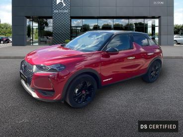 DS CERTIFIED Ds Ds 3 Crossback Puretech 130 Eat8 Performance Line occasion certifiée - Citadine Essence Rouge - Laval - 3746265_1
