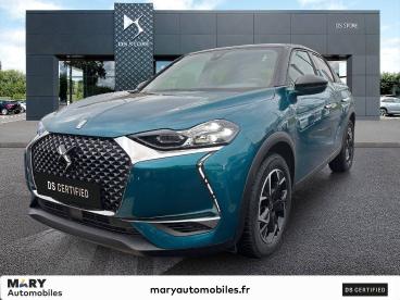 DS CERTIFIED Ds Ds 3 Crossback Puretech 130 Eat8 So Chic occasion certifiée - Citadine Essence Bleu - Caen - 3749313_1