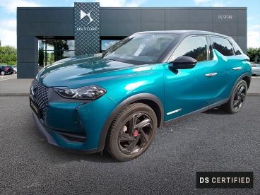DS CERTIFIED Ds Ds 3 Crossback Puretech 155 Eat8 Performance Line+ occasion certifiée - Citadine Essence Bleu - Ecully - 3753306_1