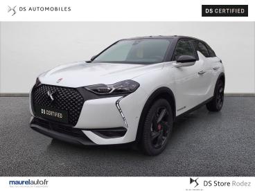 DS CERTIFIED Ds Ds 3 Crossback Puretech 130 Eat8 Performance Line+ occasion certifiée - Citadine Essence Blanc - Onet Le Chateau - 3759654_1