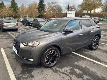 DS CERTIFIED Ds Ds 3 Crossback Puretech 130 Eat8 So Chic occasion certifiée - Citadine Essence Gris - Saint Brice - 3763185_1