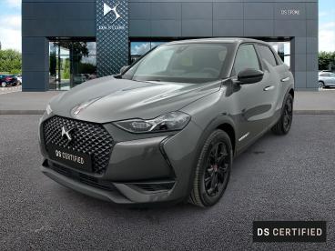 DS CERTIFIED Ds Ds 3 Crossback Puretech 130 Eat8 Performance Line occasion certifiée - Citadine Essence Gris - Nanterre - 3763829_1