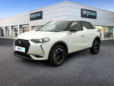 DS CERTIFIED Ds Ds 3 Crossback Puretech 130 Eat8 Connected Chic occasion certifiée - Citadine Essence Blanc - Velizy - 3766579_1