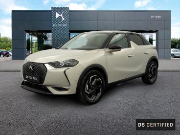 DS CERTIFIED Ds Ds 3 Crossback Puretech 130 Eat8 Grand Chic occasion certifiée - Citadine Essence Blanc - Nanterre - 3770493_1