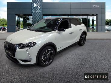 DS CERTIFIED Ds Ds 3 Crossback Puretech 155 Eat8 Grand Chic occasion certifiée - Citadine Essence Blanc - Orvault - 3771743_1