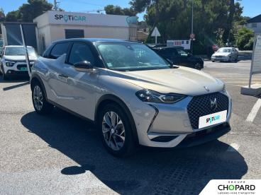 DS CERTIFIED Ds Ds 3 Crossback E-tense Grand Chic occasion certifiée - Citadine Electrique Cristal Pearl (métallisée) - Antibes - 3788217_3