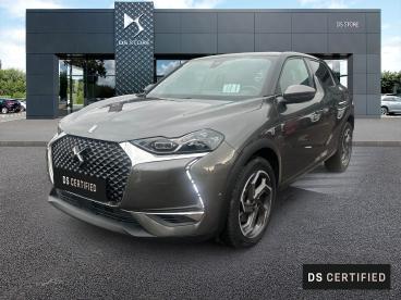 DS CERTIFIED Ds Ds 3 Crossback Puretech 130 Eat8 Grand Chic occasion certifiée - Citadine Essence Gris - Caen - 3792103_1
