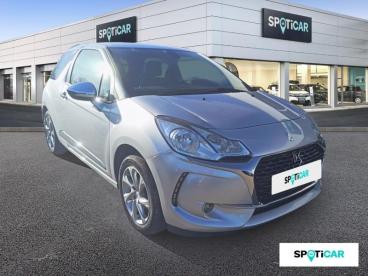 SPOTICAR Ds Ds 3 Puretech 82ch So Chic Occasion - Citadine Essence Gris Aluminium (m) - Toit Blanc Opale - Toulouse - 1203794710_3