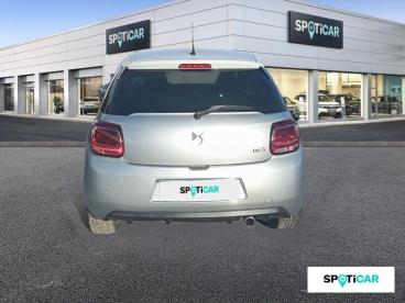 SPOTICAR Ds Ds 3 Puretech 82ch So Chic Occasion - Citadine Essence Gris Aluminium (m) - Toit Blanc Opale - Toulouse - 1203794710_5