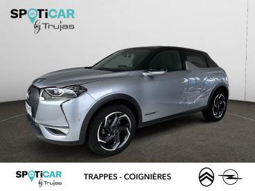 SPOTICAR Ds Ds 3 Crossback Puretech 100 Bvm6 Grand Chic Occasion - Citadine Essence Gris - Trappes - 1203795935_1