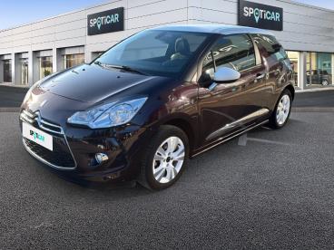 SPOTICAR Ds Ds 3 Puretech 82ch So Chic Occasion - Citadine Essence Whisper (n) - Toit Blanc Opale - Bagnols Sur Ceze - 1203803605_1