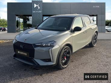 DS CERTIFIED Ds Ds 3 E-tense 156ch Performance Line + occasion certifiée - Citadine Electrique Gris Laqué (m) - Toit Noir - Lesmenils - 3804217_1