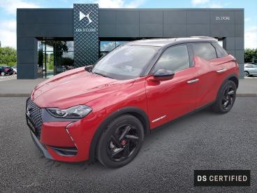 DS CERTIFIED Ds Ds 3 Crossback Puretech 155 Eat8 Performance Line+ occasion certifiée - Citadine Essence Rouge - Lomme - 3808769_1