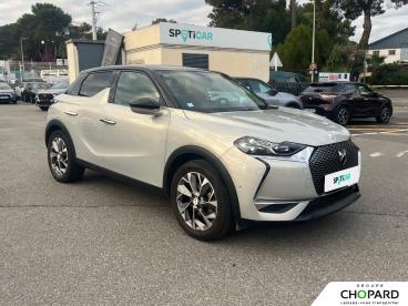 DS CERTIFIED Ds Ds 3 Crossback E-tense Grand Chic occasion certifiée - Citadine Electrique Cristal Pearl (métallisée) - Antibes - 3811175_3