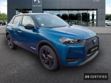 DS CERTIFIED Ds Ds 3 Crossback Puretech 130 Eat8 Performance Line+ occasion certifiée - Citadine Essence Bleu - Laval - 3817074_3