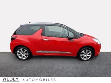 SPOTICAR Ds Ds 3 Puretech 82ch So Chic Occasion - Citadine Essence Rouge Rubi (n) - Toit Noir Onyx - Belfort - 1203822566_4