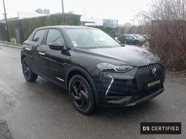 DS CERTIFIED Ds Ds 3 Crossback Puretech 130 Eat8 Performance Line+ occasion certifiée - Citadine Essence Noir - Les Ulis - 3842533_3