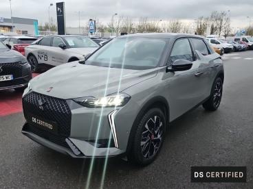 DS CERTIFIED Ds Ds 3 1.2 Puretech 130ch Performance Line Automatique occasion certifiée - Citadine Essence Gris Laqué (m) - Toit Noir - St Memmie - 3843680_1
