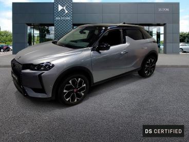 DS CERTIFIED Ds Ds 3 Crossback Puretech 130 Eat8 Performance Line+ occasion certifiée - Citadine Essence Gris - Reze - 3849971_1