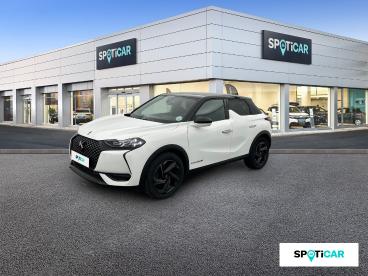 DS CERTIFIED Ds Ds 3 Crossback Puretech 130 Eat8 Performance Line+ occasion certifiée - Citadine Essence Blanc - La Rochelle - 3859019_1