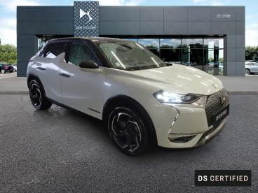 DS CERTIFIED Ds Ds 3 Crossback Bluehdi 100 Bvm6 Grand Chic occasion certifiée - Citadine Diesel Blanc - Cerise - 3869667_3