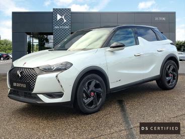 DS CERTIFIED Ds Ds 3 Crossback Puretech 130 Eat8 Performance Line+ occasion certifiée - Citadine Essence Blanc - Bourgoin Jallieu - 3869799_1