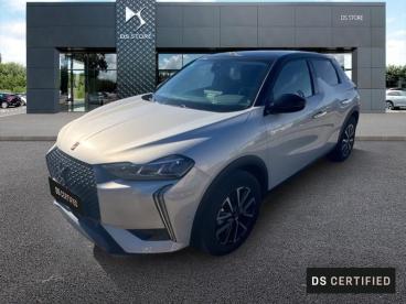 DS CERTIFIED Ds Ds 3 1.2 Hybride 136ch Performance Line occasion certifiée - Citadine Hybride Cristal Pearl (n) - Toit Noir - Ales - 3871533_1
