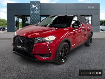 DS CERTIFIED Ds Ds 3 Crossback Puretech 130 Eat8 Performance Line occasion certifiée - Citadine Essence Rouge - St Etienne - 3871701_1