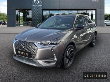 DS CERTIFIED Ds Ds 3 Crossback Bluehdi 130 Eat8 Rivoli occasion certifiée - Citadine Diesel Gris - Saint Malo - 3878224_1