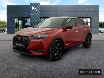 DS CERTIFIED Ds Ds 3 Crossback Puretech 130 Eat8 Performance Line+ occasion certifiée - Citadine Essence Rouge - Velizy - 3888001_1