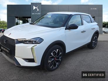 DS CERTIFIED Ds Ds 3 Crossback Puretech 130 Eat8 Performance Line+ occasion certifiée - Citadine Essence Blanc - Ajaccio - 3890480_1