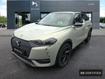 DS CERTIFIED Ds Ds 3 Crossback Puretech 130 Eat8 Performance Line+ occasion certifiée - Citadine Essence Cristal Pearl (métallisée) - Caen - 3892030_1
