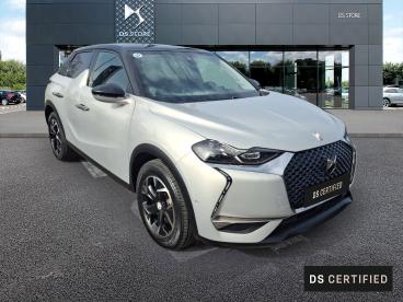 DS CERTIFIED Ds Ds 3 Crossback E-tense Connected Chic occasion certifiée - Citadine Electrique Cristal Pearl (métallisée) - Caen - 3925912_3