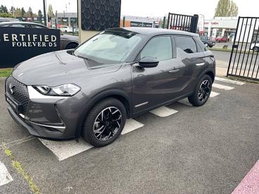 DS CERTIFIED Ds Ds 3 Crossback Puretech 130 Eat8 Connected Chic occasion certifiée - Citadine Essence Gris - Olivet - 3934395_1