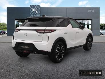 DS CERTIFIED Ds Ds 3 Crossback Puretech 130 Eat8 Performance Line+ occasion certifiée - Citadine Essence Blanc Banquise - Beziers - 3935541_2