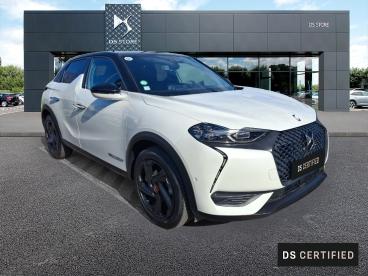 DS CERTIFIED Ds Ds 3 Crossback E-tense Performance Line+ occasion certifiée - Citadine Electrique Blanc Nacré - Caen - 3940740_3
