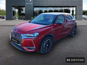 DS CERTIFIED Ds Ds 3 Crossback E-tense So Chic occasion certifiée - Citadine Electrique Rouge - Angers - 3942225_1