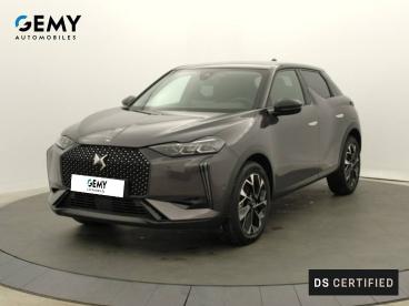DS CERTIFIED Ds Ds 3 Hybride 145 E-dct6 Etoile occasion certifiée - Citadine Essence Gris - Saint Malo - 3942339_1