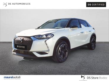 DS CERTIFIED Ds Ds 3 Crossback Bluehdi 130 Eat8 So Chic occasion certifiée - Citadine Diesel Blanc - Onet Le Chateau - 3954076_1