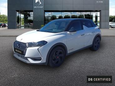 DS CERTIFIED Ds Ds 3 Crossback Puretech 130 Eat8 Performance Line+ occasion certifiée - Citadine Essence Blanc - Le Mans - 3956493_1