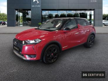 DS CERTIFIED Ds Ds 3 Crossback Puretech 130 Eat8 Performance Line occasion certifiée - Citadine Essence Rouge - Le Mans - 3959102_1