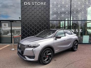 DS CERTIFIED Ds Ds 3 Crossback Puretech 130 Eat8 Performance Line+ occasion certifiée - Citadine Essence Gris - Evreux - 3960434_1