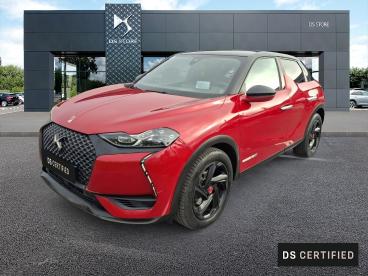 DS CERTIFIED Ds Ds 3 Crossback Puretech 155 Eat8 Performance Line+ occasion certifiée - Citadine Essence Rouge Rubi - Caen - 3970039_1