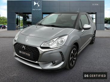 SPOTICAR Ds Ds 3 Puretech 110 Bva Connected Chic Occasion - Citadine Essence Gris - Massy - 1203972136_1